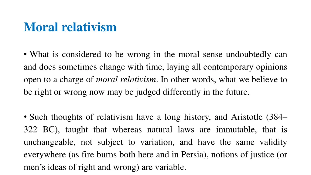 moral relativism