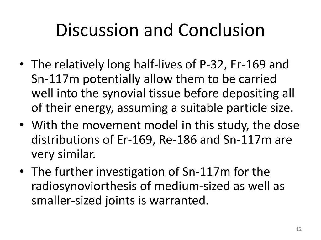 discussion and conclusion