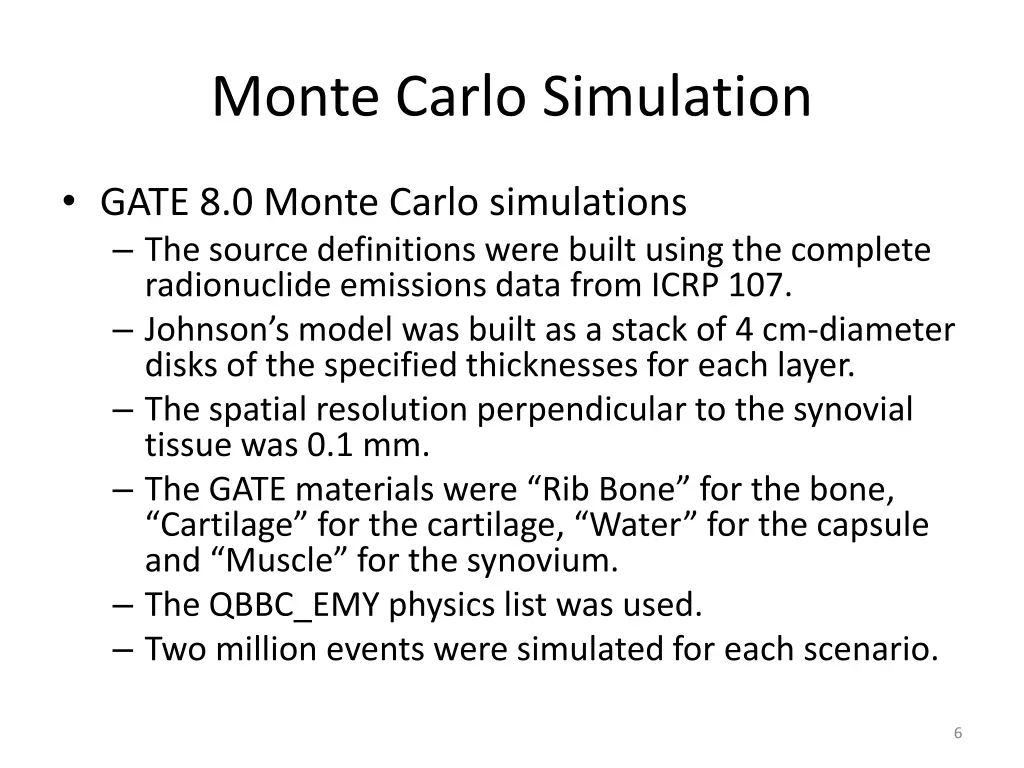 monte carlo simulation