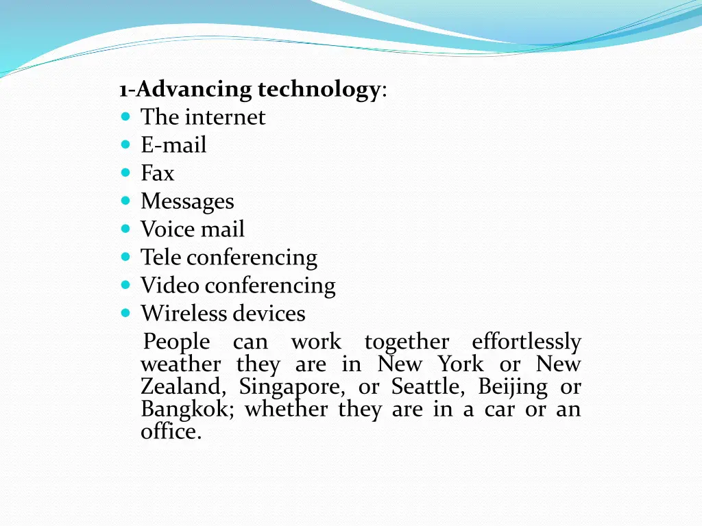 1 advancing technology the internet e mail