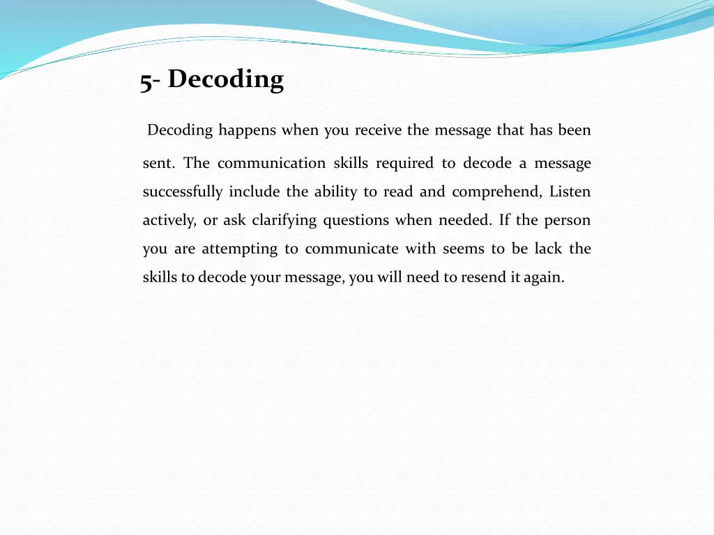 5 decoding