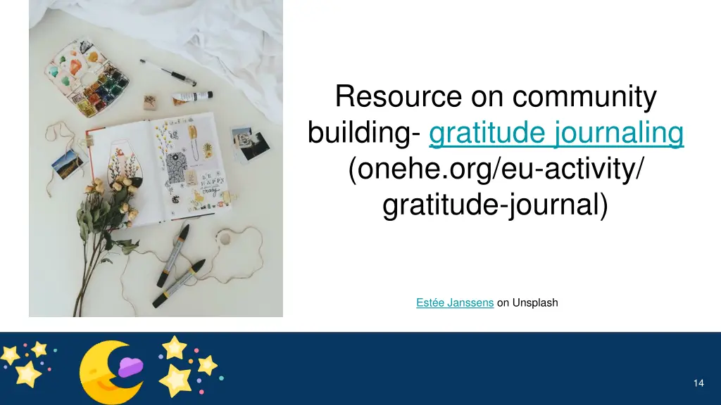 resource on community building gratitude