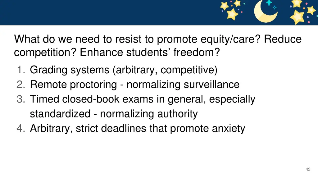 what do we need to resist to promote equity care