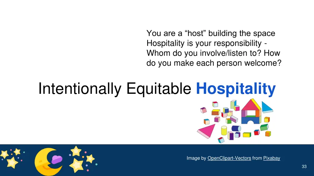 you are a host building the space hospitality