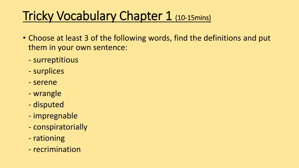 tricky vocabulary chapter 1 tricky vocabulary