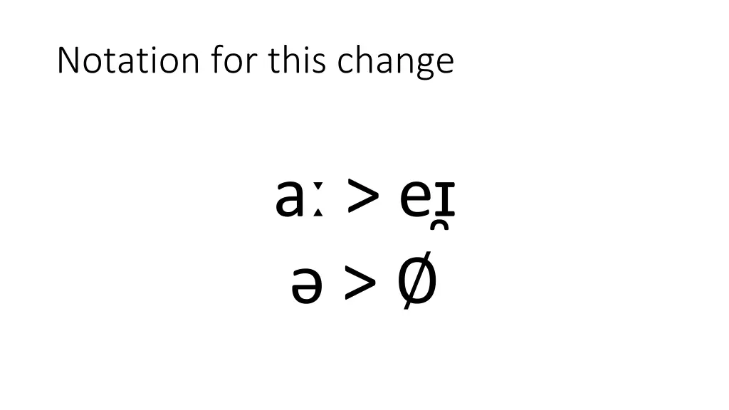 notation for this change