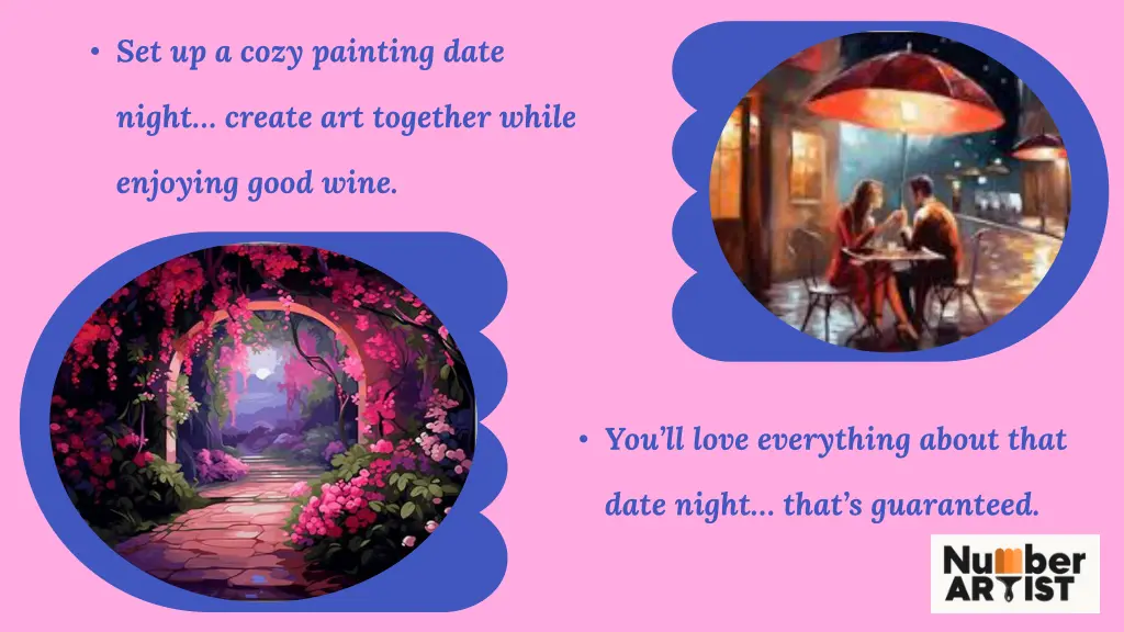 set up a cozy painting date