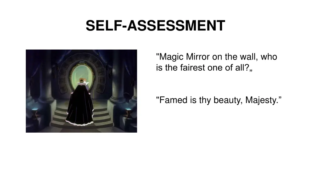 self assessment