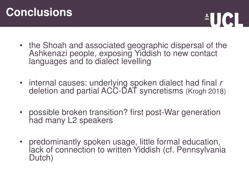 conclusions 1