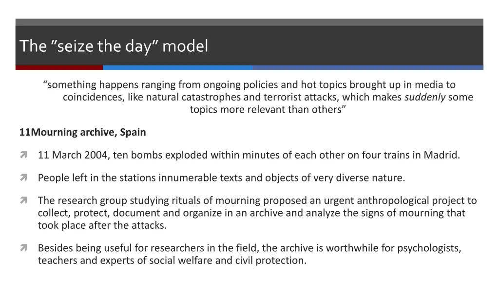 the seizetheday model