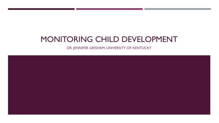 monitoring child development