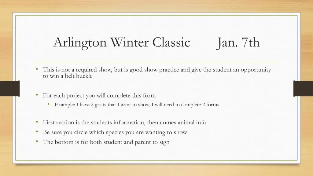 arlington winter classic