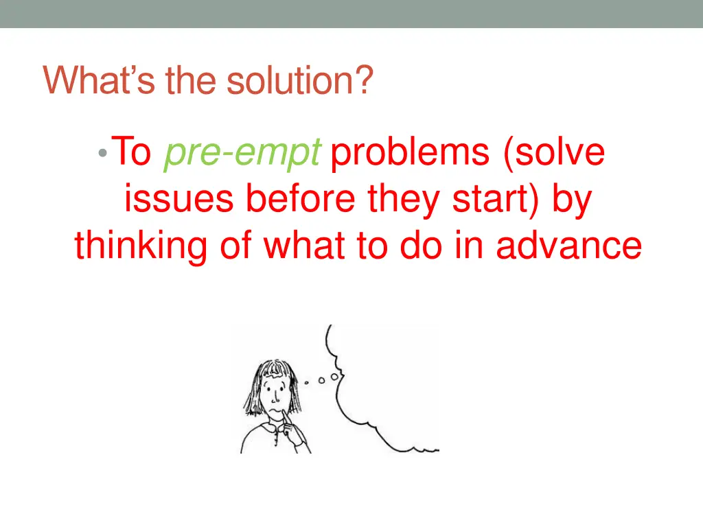 what s the solution