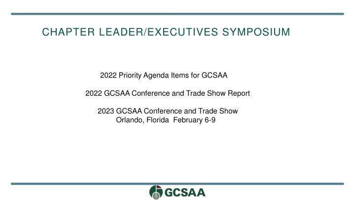 chapter leader executives symposium