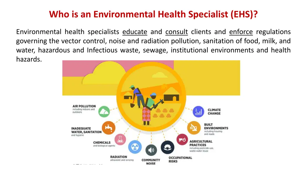 who is an environmental health specialist ehs