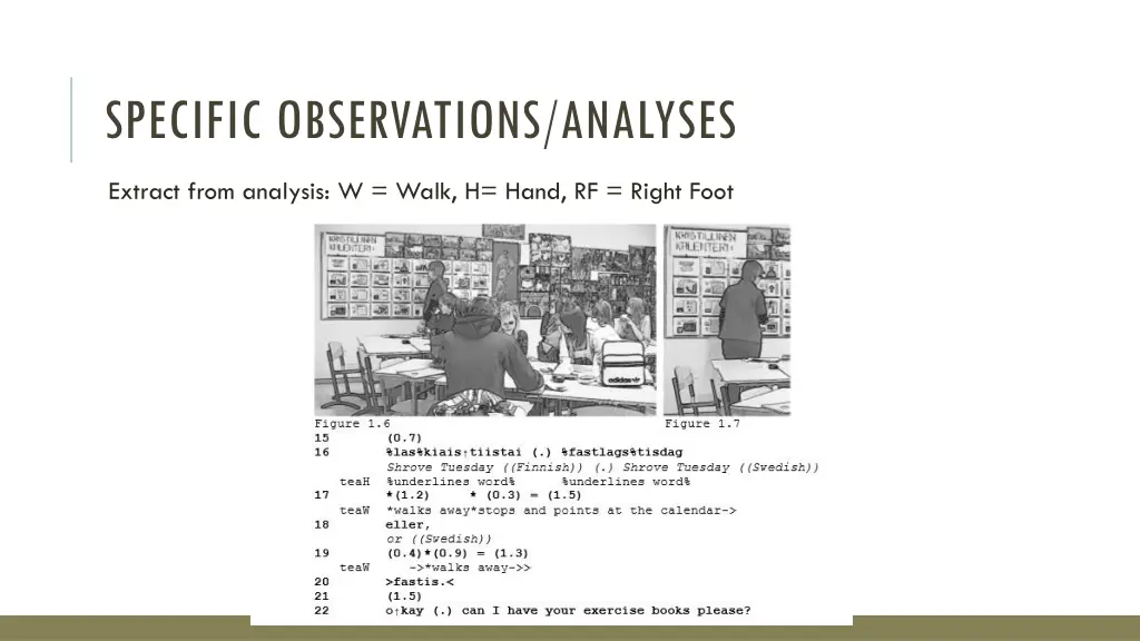 specific observations analyses 1