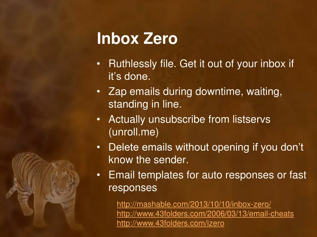 inbox zero