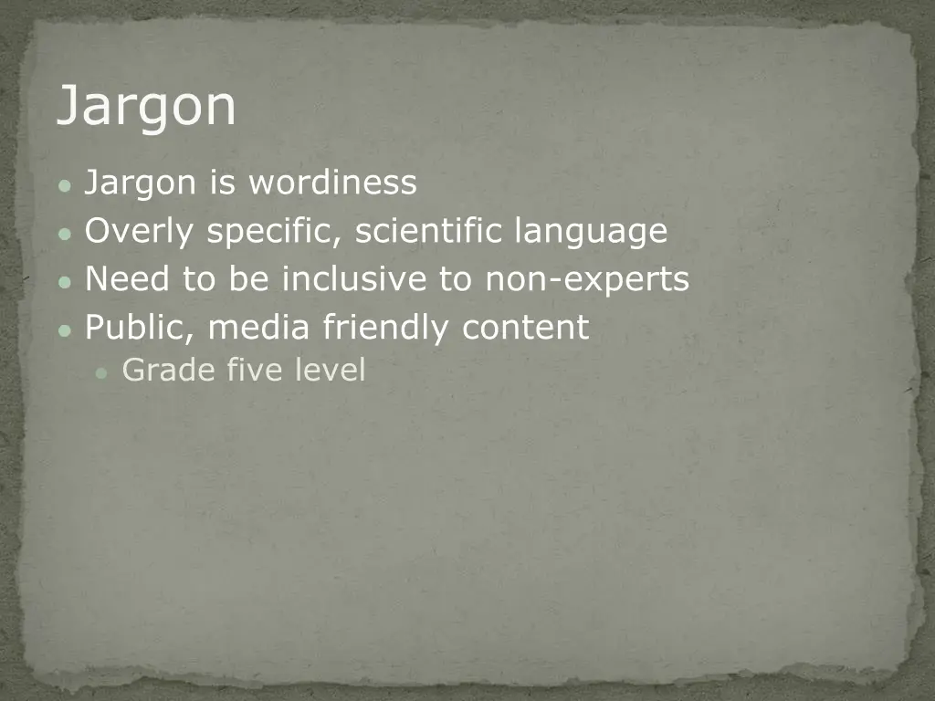 jargon