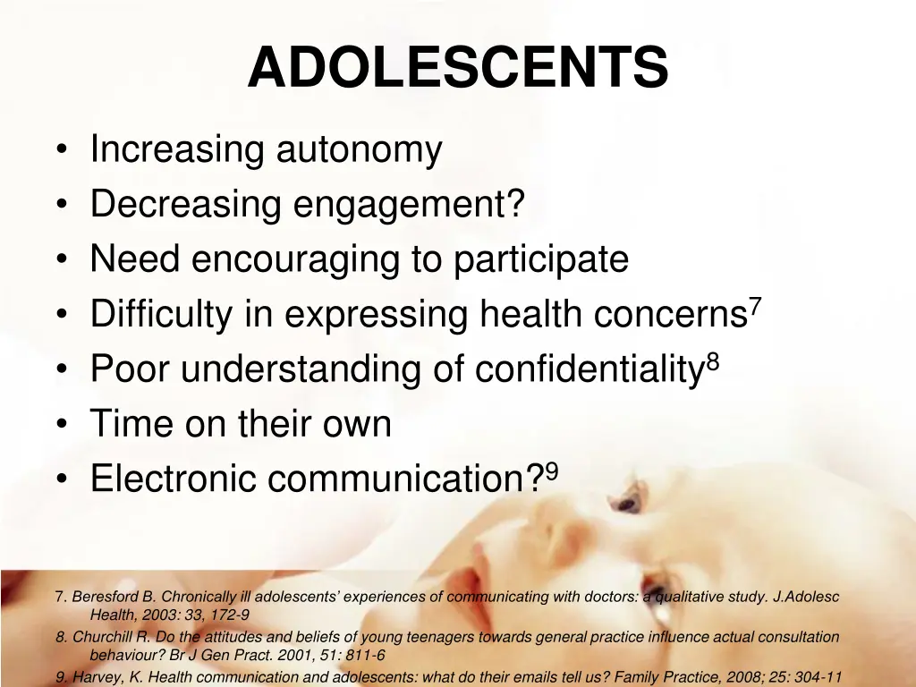 adolescents