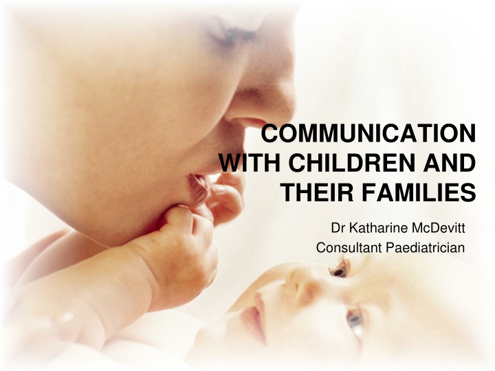 communication with children and their families