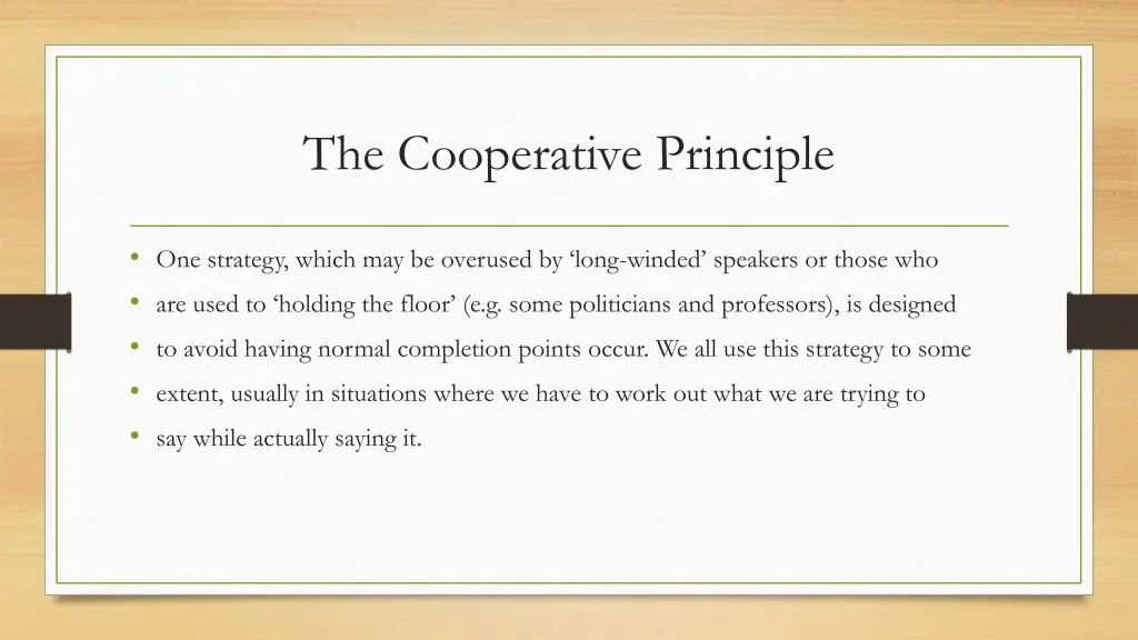 the cooperative principle