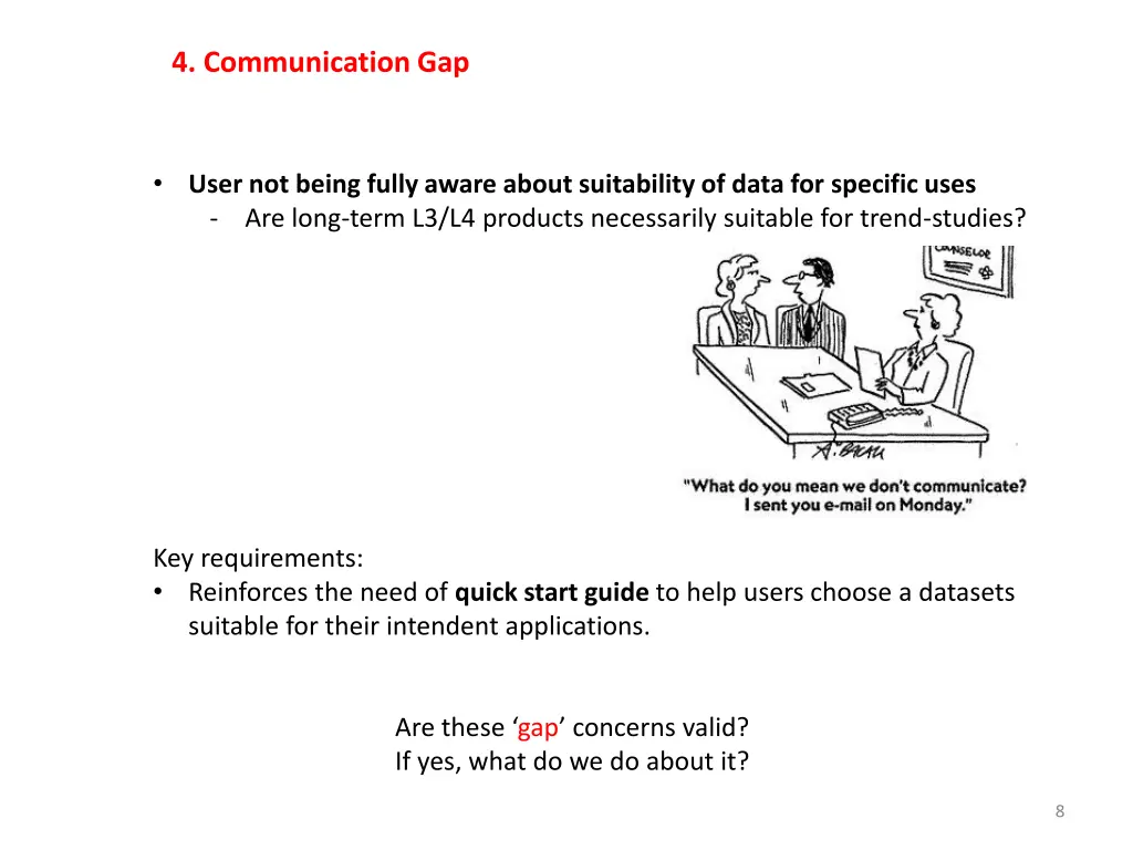 4 communication gap