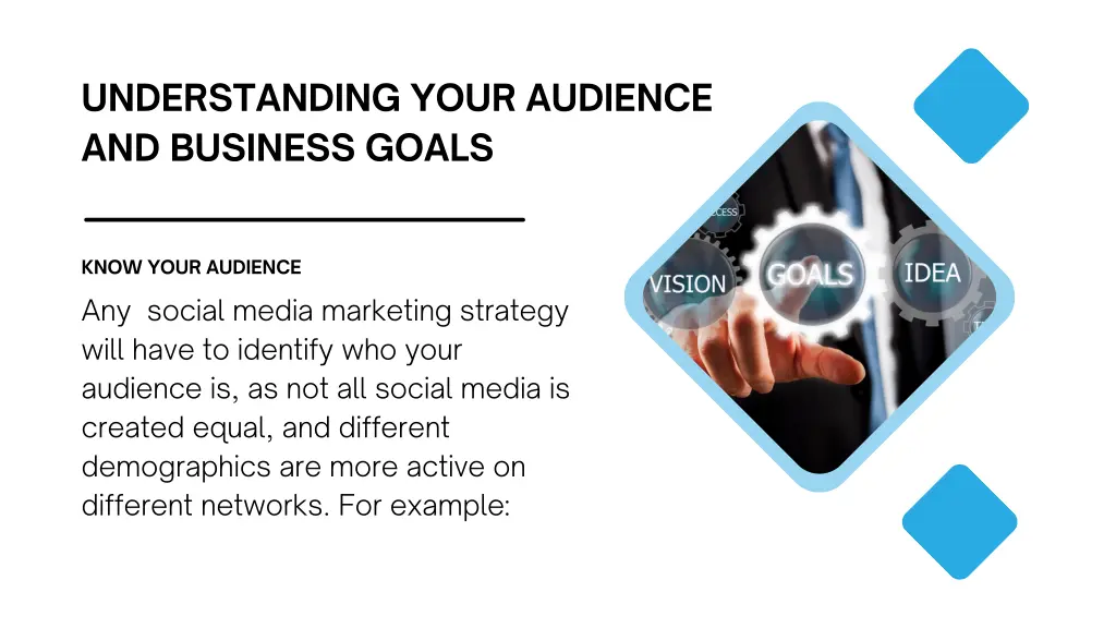 understanding your audience and business goals