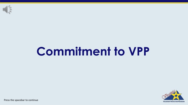 commitment to vpp