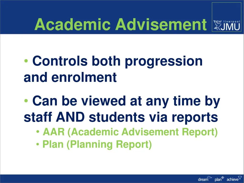 academic advisement 1