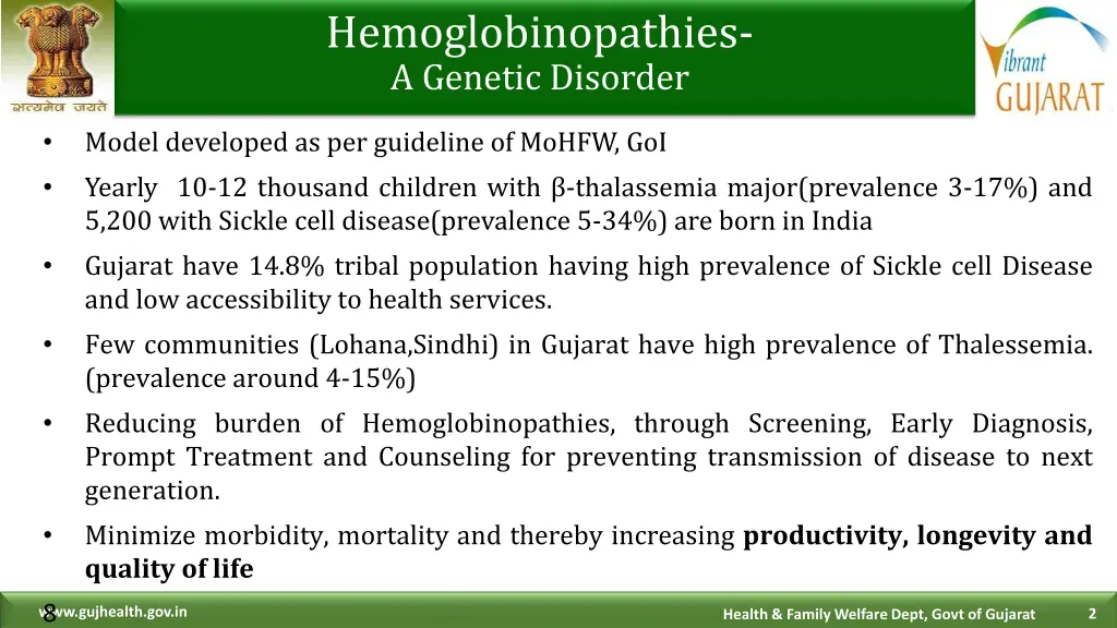 hemoglobinopathies a genetic disorder