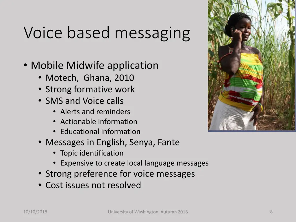 voice based messaging