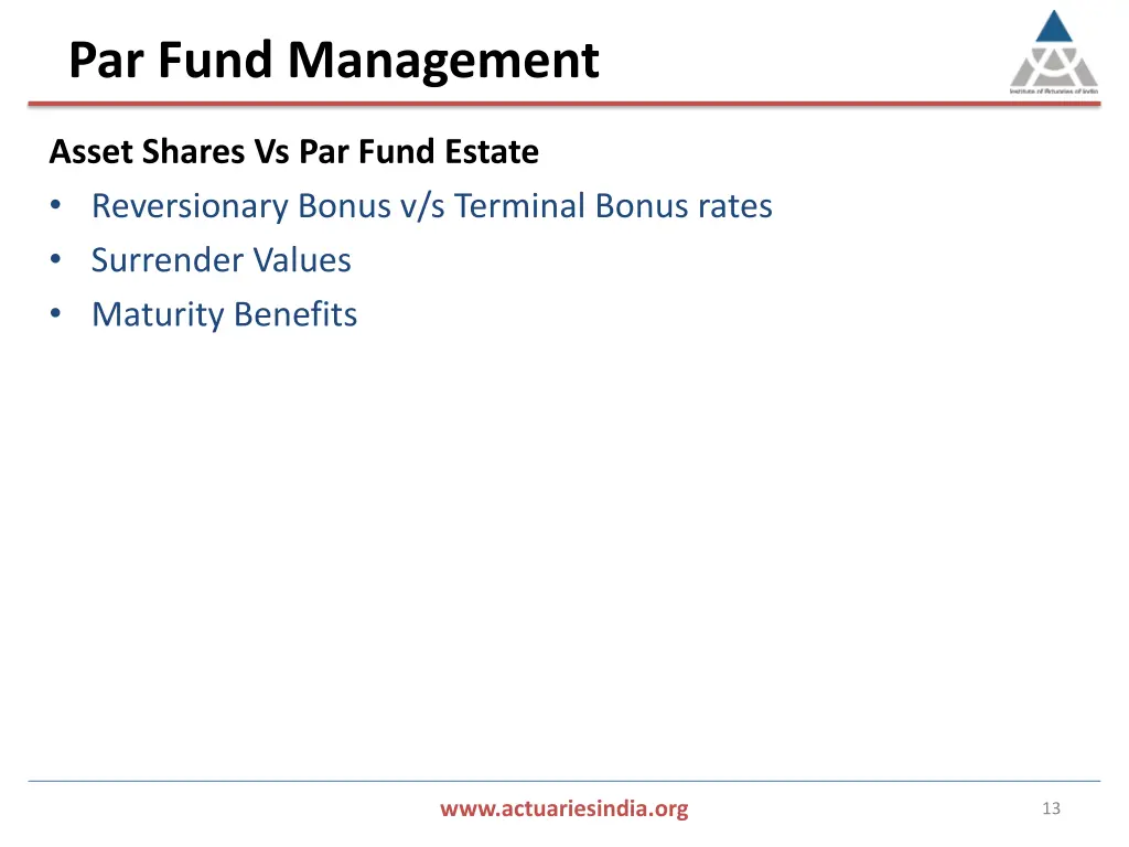 par fund management 1