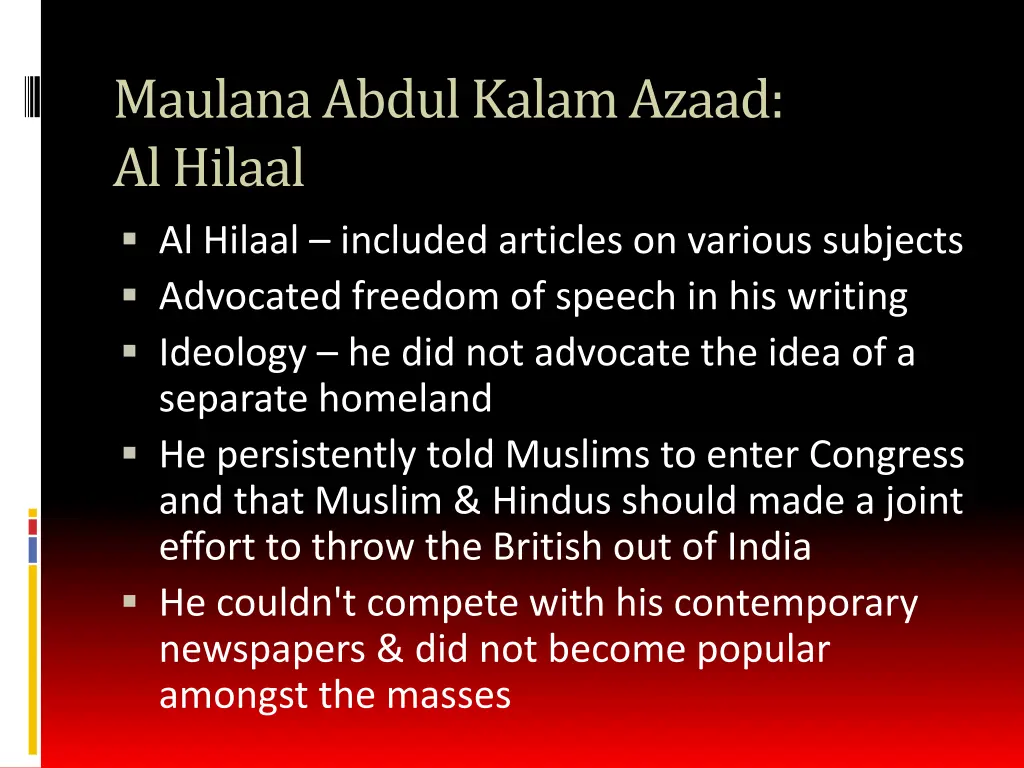 maulanaabdul kalamazaad al hilaal al hilaal