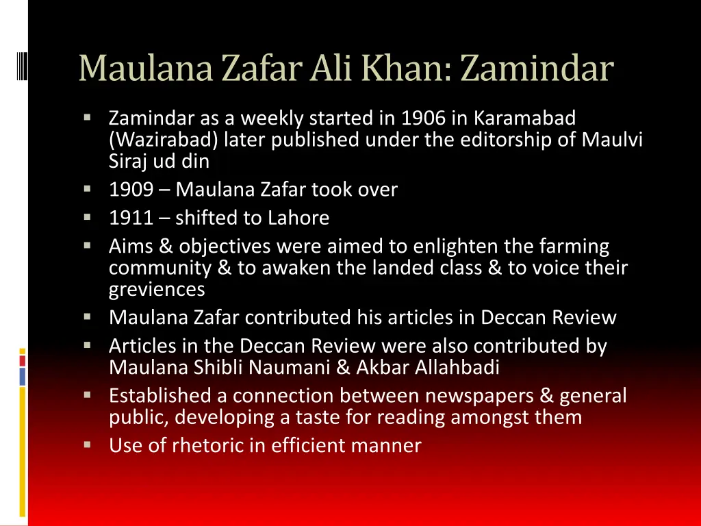 maulanazafar ali khan zamindar