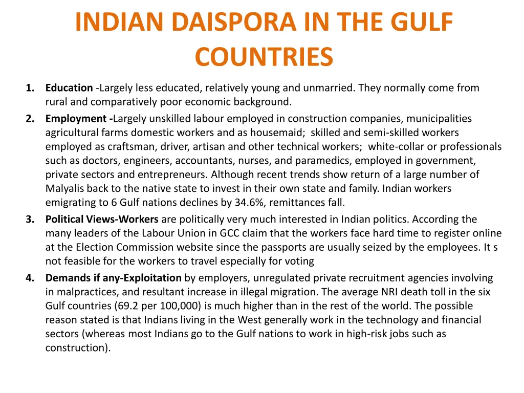 indian daispora in the gulf countries