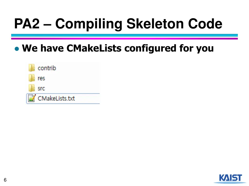 pa2 compiling skeleton code 4