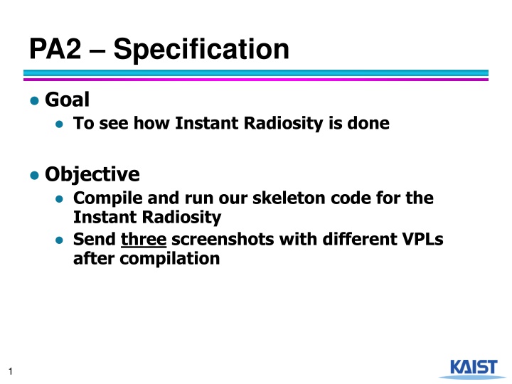 pa2 specification