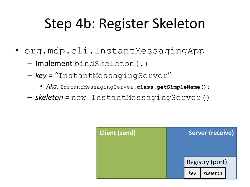 step 4b register skeleton