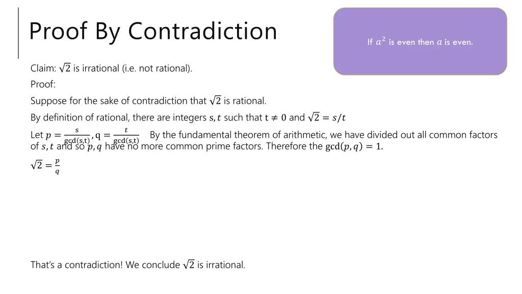 proof by contradiction 3