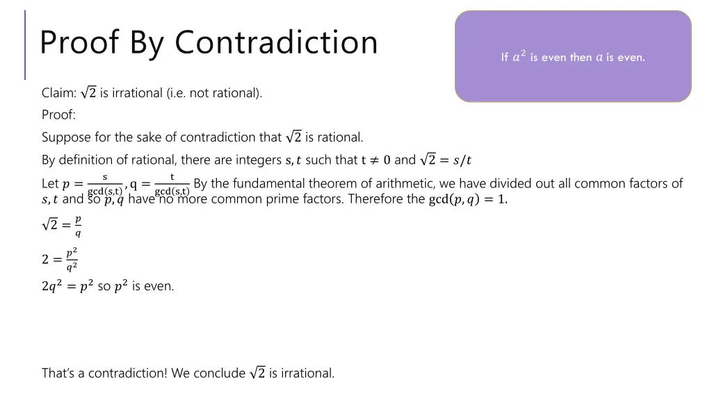 proof by contradiction 4