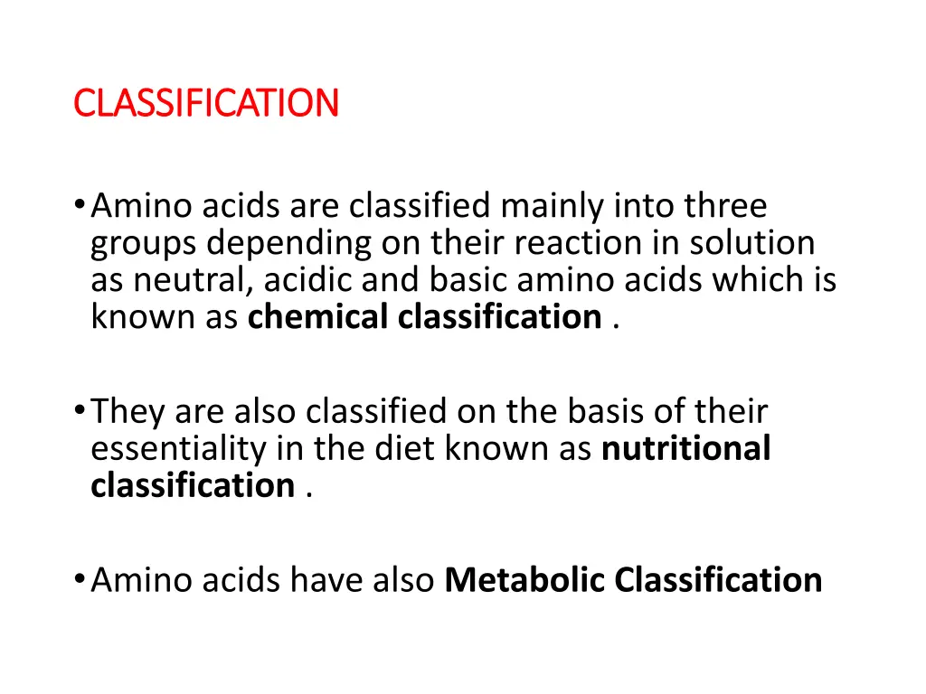 classification classification