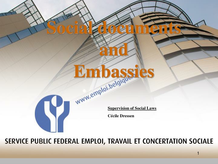 social documents and embassies