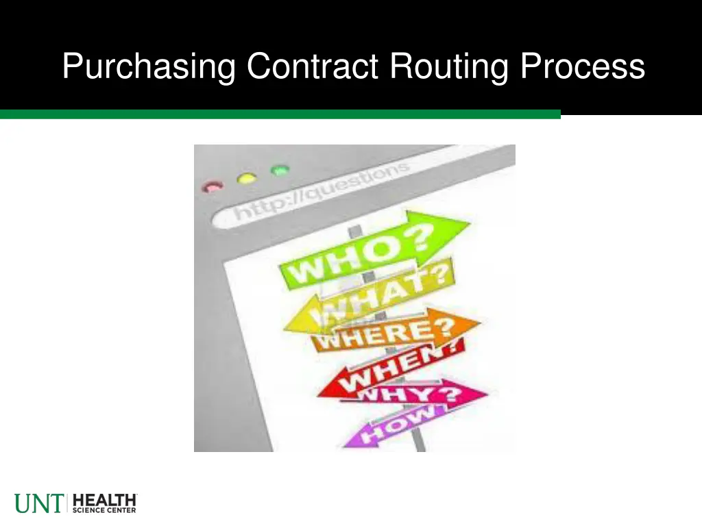 purchasing contract routing process