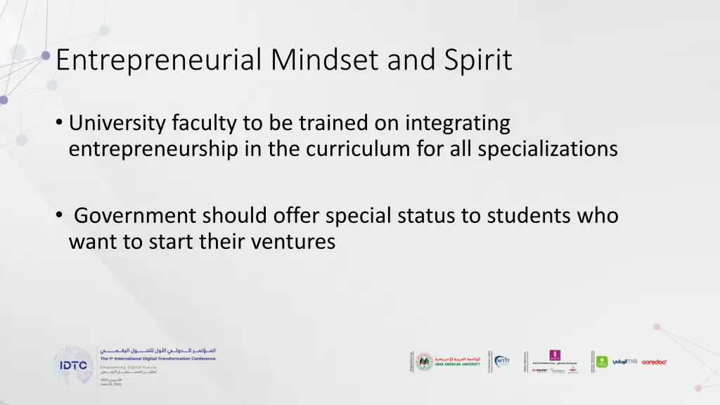 entrepreneurial mindset and spirit