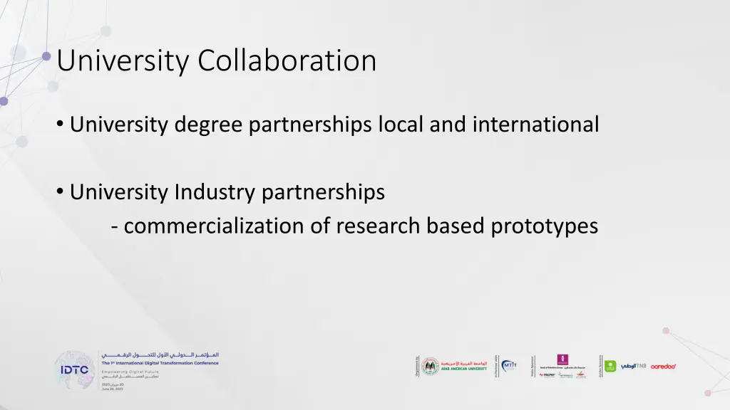 university collaboration