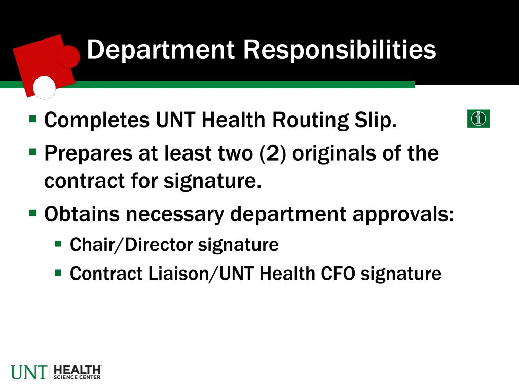 department responsibilities 1