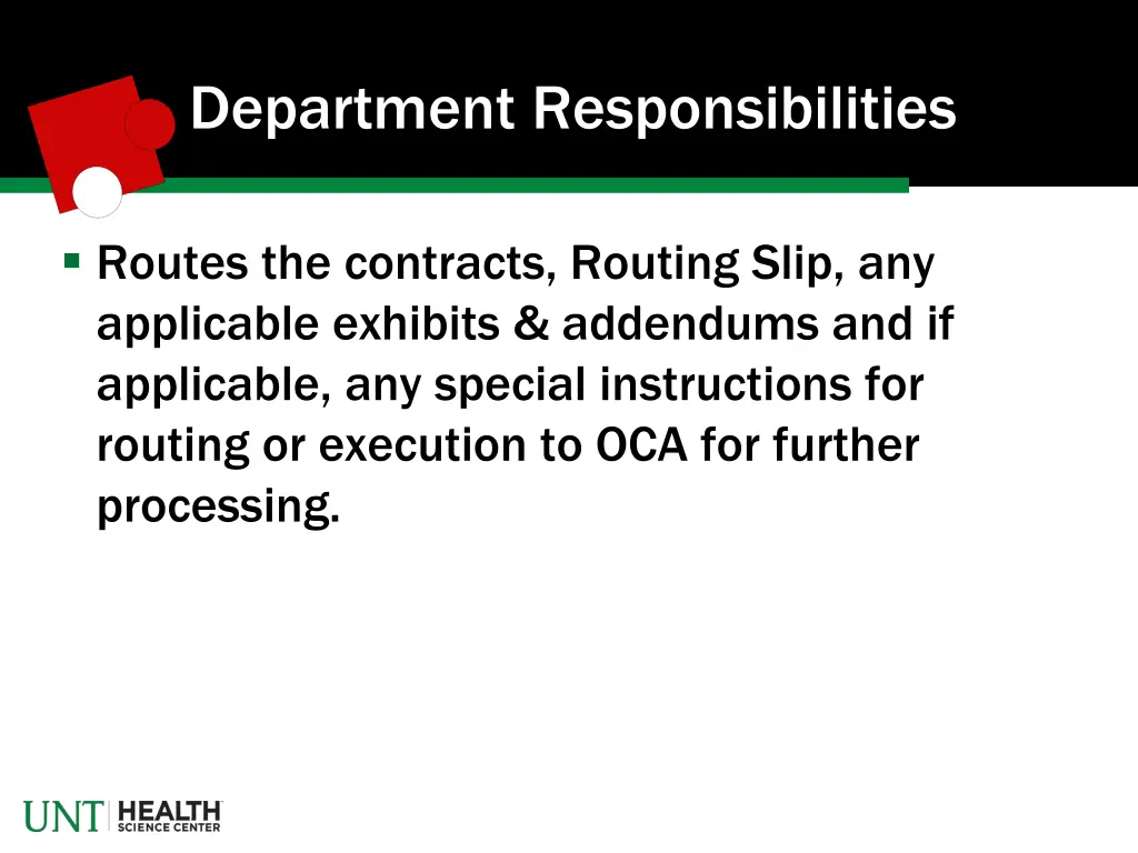 department responsibilities 2