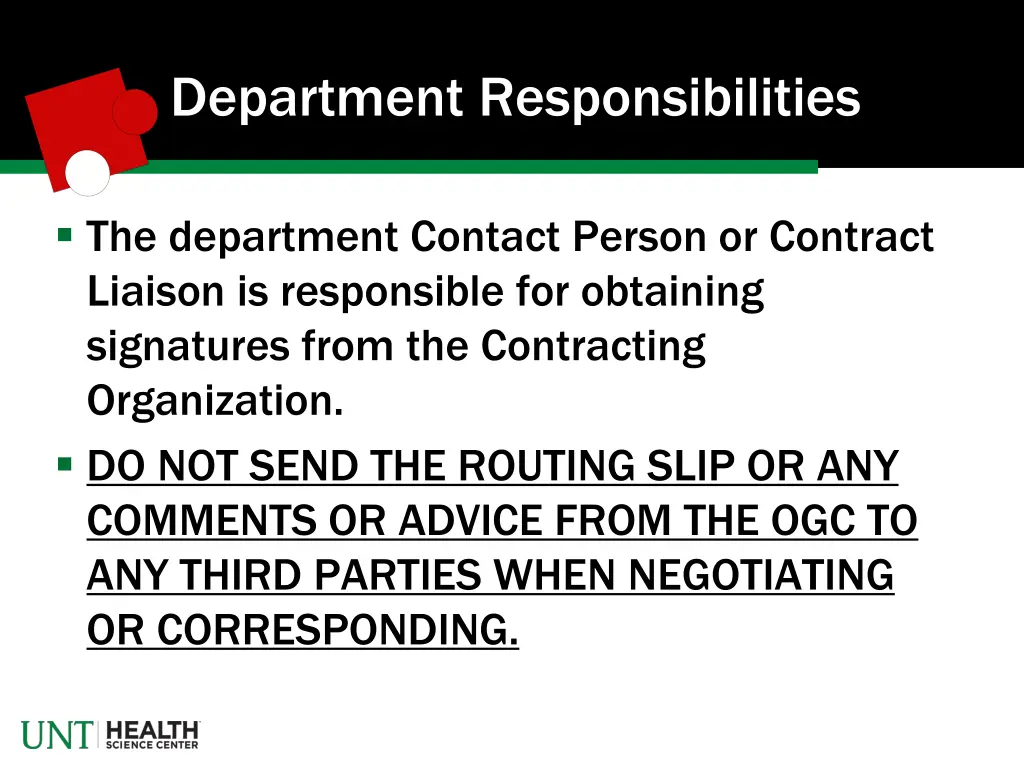 department responsibilities 3