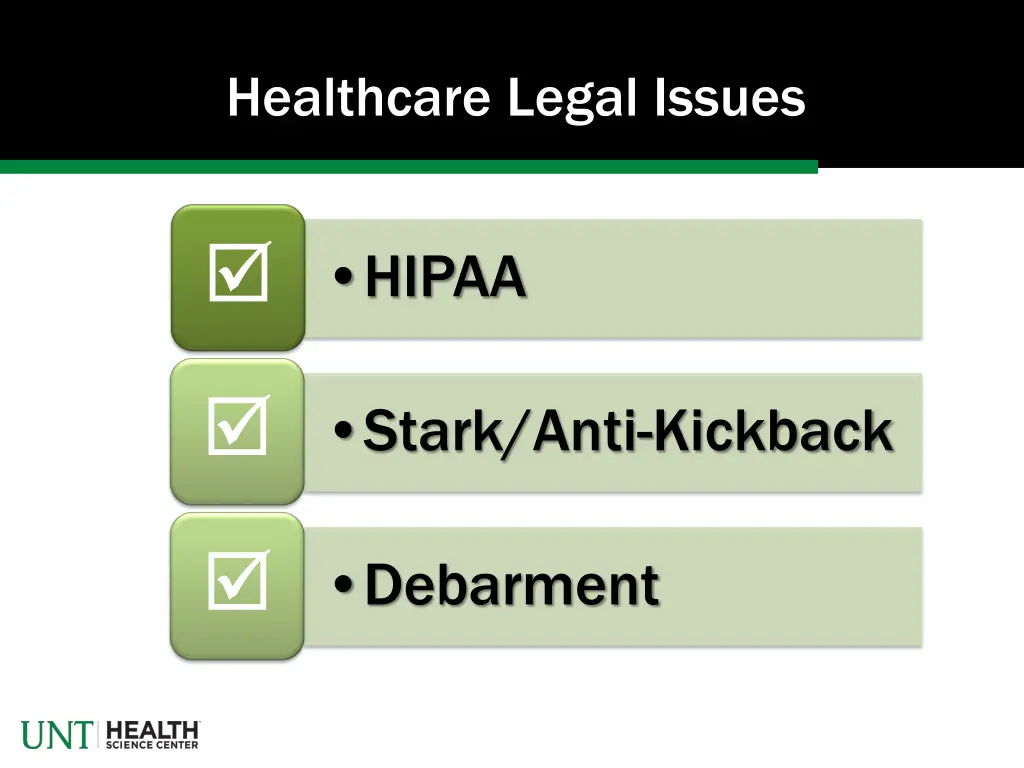 healthcare legal issues