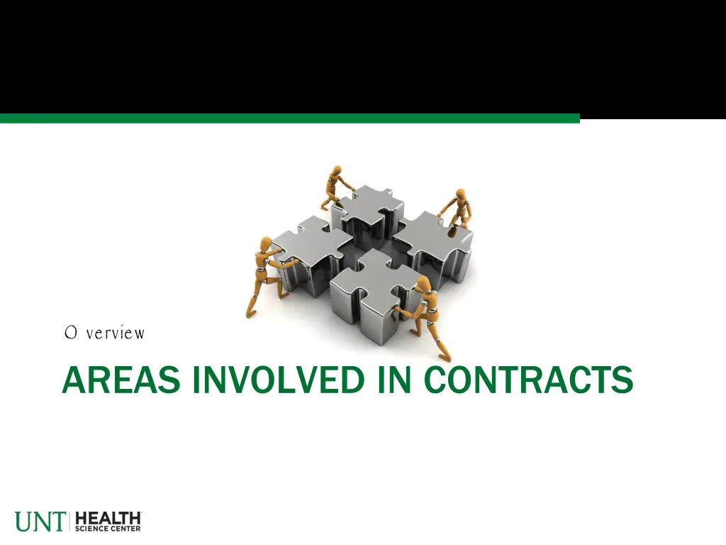 o verview areas involved in contracts